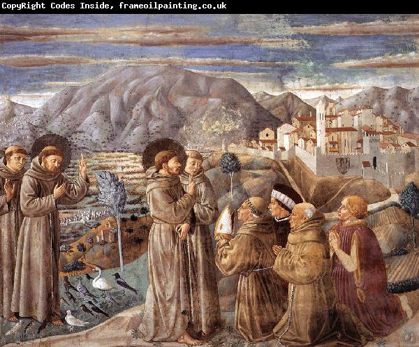 GOZZOLI, Benozzo Scenes from the Life of St Francis (Scene 7, south wall) dfg